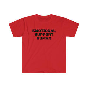 Emotional Support Human -Unisex Softstyle T-Shirt