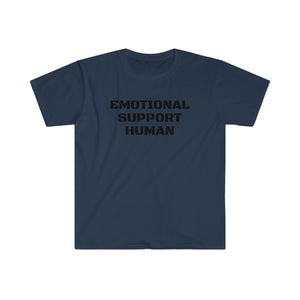 Emotional Support Human -Unisex Softstyle T-Shirt